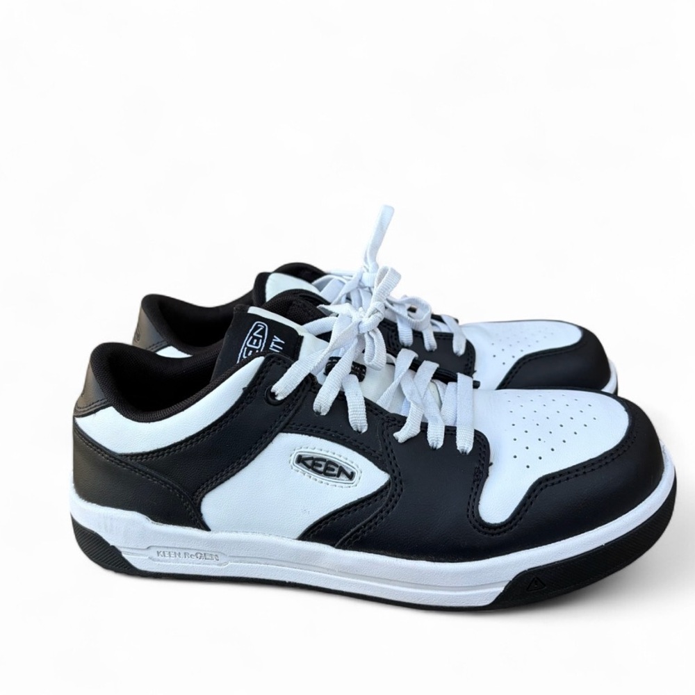 Keen Men's Black and White Low-Top Sneakers